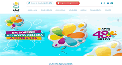 Desktop Screenshot of apaefranca.org.br